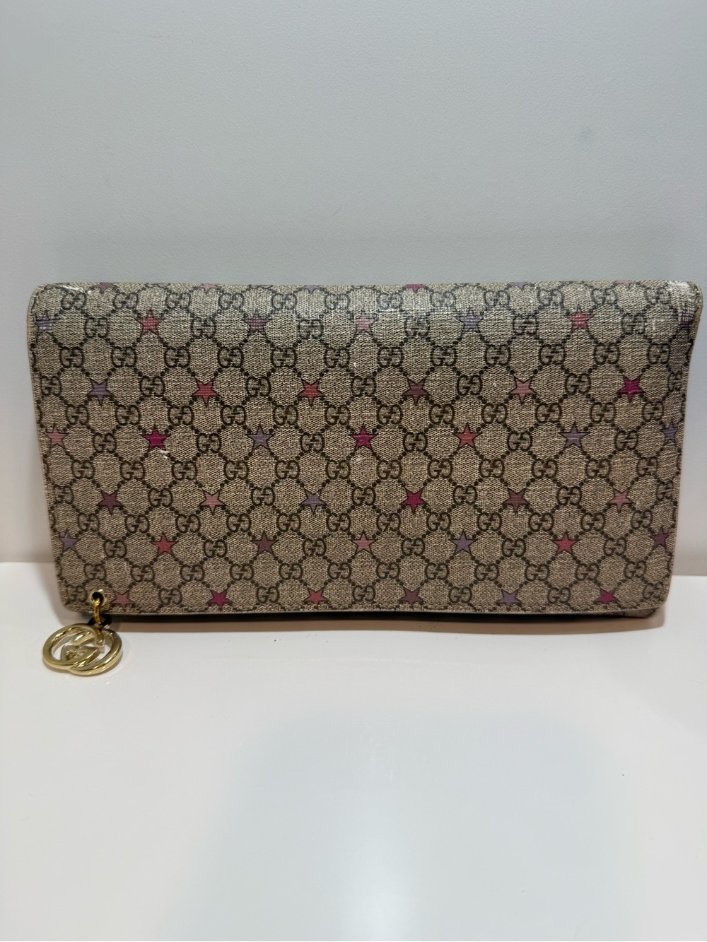 Gucci Mini Monogram Star Zip Wallet
